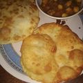 Anupama's cooksnap of when they made Chole bhature.