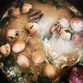 El cooksnap de Antonio Rodilla cuando hizo Almejas a la marinera.