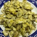 El cooksnap de @tesa.cuina cuando hizo Revuelto de champiñones al ajillo.
