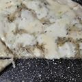 El cooksnap de Lita Cufre cuando hizo Pizza de Fugazzeta con mozzarella.