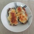 El cooksnap de Gaby Castro cuando hizo Berenjenas rellenas al horno.