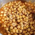 El cooksnap de Angie cuando hizo Garbanzos con gambas.