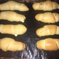 El cooksnap de Brian Blanco cuando hizo Cachitos de jamón.