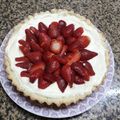 El cooksnap de Laura Scilipoti cuando hizo Tarta de frutillas con crema Chantilly.