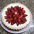 El cooksnap de Laura Scilipoti cuando hizo Tarta de frutillas con crema Chantilly.