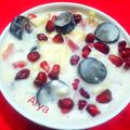 Arya Paradkar का कुकस्नैप जब उन्होंने फ्रूट क्रीम (fruit cream recipe in Hindi) बनाया था।