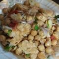 saba naz's cooksnap of when they made Chana chat.