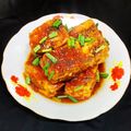 Cooksnap của Hoàng Oanh khi họ làm theo món Đậu hũ nhồi thịt sốt cà chua