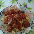 honeybunnysnuggle's cooksnap of when they made Bubbas' Meatballs.
