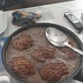 El cooksnap de Almudena Collado cuando hizo Hamburguesas de ternera en salsa de champiñones.