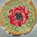 El cooksnap de Maria Belen Lopez Barcala cuando hizo Tarta de fruta y crema (vegana).