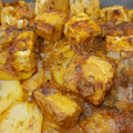 El cooksnap de Think Act cuando hizo Tofu con patatas a la Marinera.