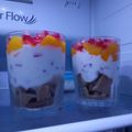 El cooksnap de La Jícara cuando hizo Yogur griego con melocotón y granada.