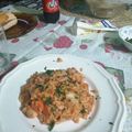 El cooksnap de Claudio Regueira cuando hizo Risotto diferente, con pollo y vegetales.