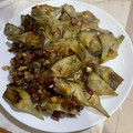 El cooksnap de Rodin cuando hizo Alcachofas con jamón.