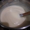 El cooksnap de Jeannette Farías cuando hizo Crema pastelera.