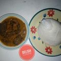 Andrea💛(Delish Cuisine) 's cooksnap of when they made Groundnut soup with bitterleaf.