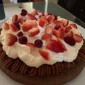 El cooksnap de Luciana Orejas cuando hizo Marquise de chocolate.
