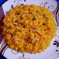 Mousumi Karmakar's cooksnap of when they made বাসন্তী পোলাও (basonti polau recipe in Bengali).