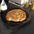 El cooksnap de migatocorria cuando hizo Espiral de hojaldre y espinacas.