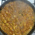 El cooksnap de Jonas Cobos cuando hizo Arroz caldoso con pollo.