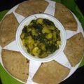 Dipika Bhalla का कुकस्नैप जब उन्होंने आलू मेथी की भुर्जी (aloo methi ki bhurji recipe in Hindi) बनाया था।