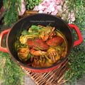 Cooksnap Salina Jalaludin semasa beliau membuat Gulai kunyit lengkuas Ketam Nipah dengan kacang panjang.