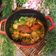 Cooksnap Salina Jalaludin semasa beliau membuat Gulai kunyit lengkuas Ketam Nipah dengan kacang panjang.