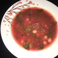 El cooksnap de Alina Maria cuando hizo Sopa de hojas de remolacha con garbanzos- veggie.