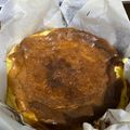 Cooksnap Inaz Sa’ad semasa beliau membuat Burnt Cheesecake.