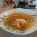 Viktória Németh Cooksnap-ja, amikor elkészítette a(z) Cukorborsó leves receptet.