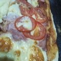 El cooksnap de Caro Zaragosi cuando hizo Pizza casera con harina leudante.