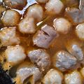 Cooksnap dari sunshineA untuk resep Bakso Kuah Mercon