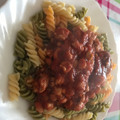 El cooksnap de Luisa cuando hizo Boloñesa Vegana.