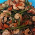 Cooksnap dari lilis setya untuk resep Tumis Kangkung / Ca Kangkung Udang Pedas