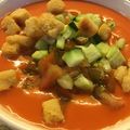 El cooksnap de Irene-Guirao cuando hizo Gazpacho andaluz (sin pan).