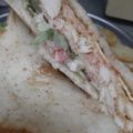 Saira Abdullah's cooksnap of when they made Mayo chicken club sandwich 🥪.