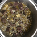 El cooksnap de Malagueña salerosa cuando hizo Sangre de pollo encebollada.