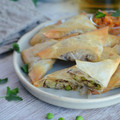 El cooksnap de Vegan Yorch cuando hizo Samosas Veganas: Empanadillas Hindúes de Patata y Guisantes.