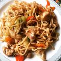 Cooksnap από kimwlos στη συνταγή Noodles με κοτόπουλο, λαχανικά και γλυκόξινη σάλτσα