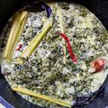 Cooksnap dari Arun Smieszek untuk resep Sayur tuttu || daun singkong tumbuk || Makassar Sul-sel