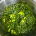 Mamta Roy's cooksnap of when they made पालक पनीर (palak paneer recipe in Hindi).