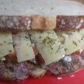 El cooksnap de Cristina cuando hizo Bocadillo de Queso con Tomate.