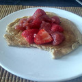 El cooksnap de Celeste Gámez cuando hizo Tortitas de avena.