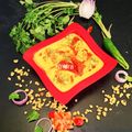 Indra Sen का कुकस्नैप जब उन्होंने कढ़ी पकौड़ा (Kadhi pakoda recipe in Hindi) बनाया था।