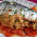El cooksnap de Fini Bautista Angulo cuando hizo Salmón relleno de marisco receta especial para Navidad.
