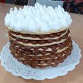 El cooksnap de Maria cuando hizo Torta Rogel o María Luisa.