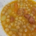 El cooksnap de Miriam García cuando hizo Potaje de garbanzos con chorizo en MC o sin ella.
