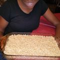 Mercedes 's cooksnap of when they made Traditional rice crispy treats.