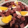 El cooksnap de maybe cuando hizo Salmorejo de cerezas.